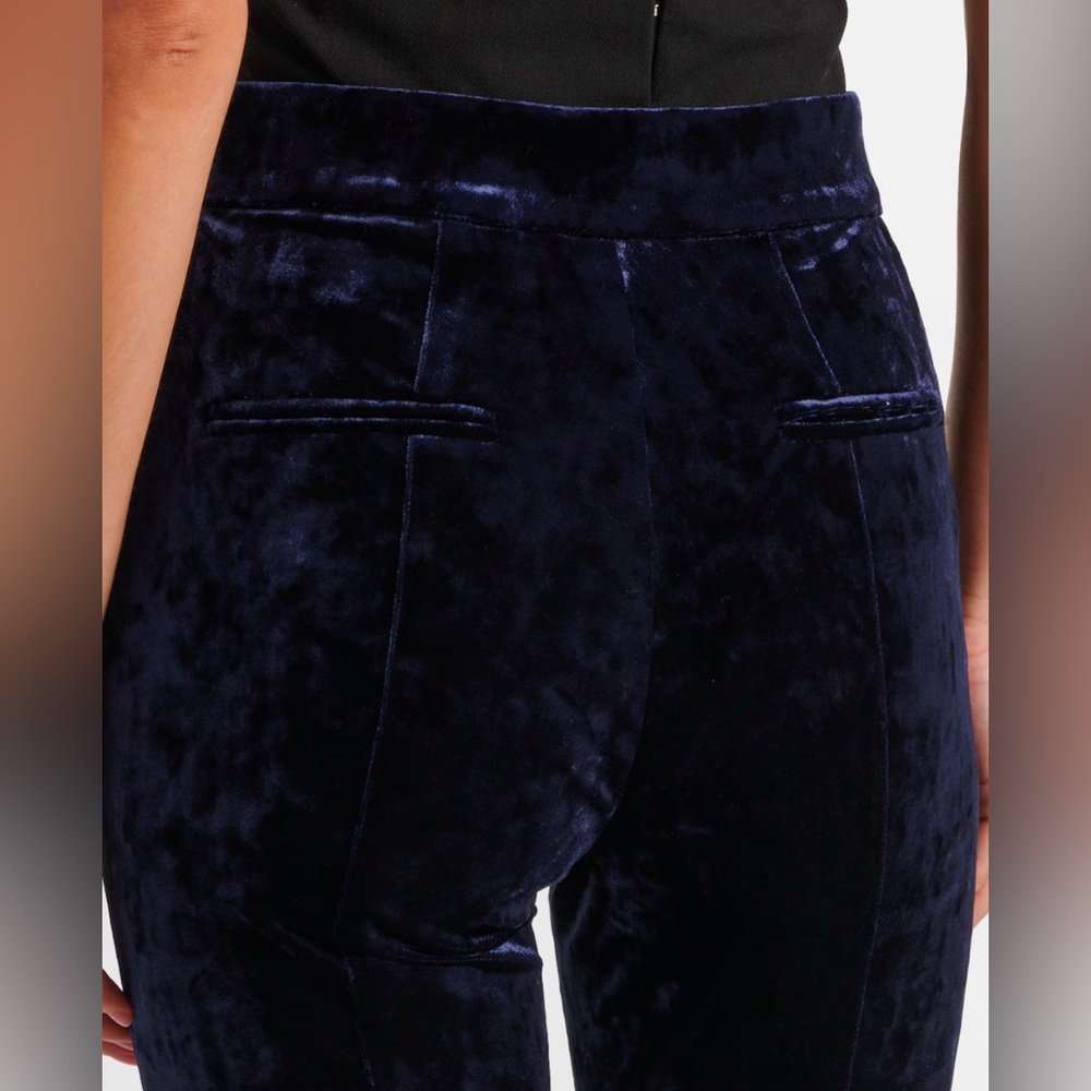 Velvet flared pants - Picture 3 of 11